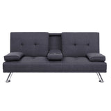 Artiss Dark Grey Fabric Sofa Bed — 175cm, Contemporary 3-Seater — Allure Home Collections