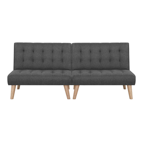 Artiss Grey Fabric Single Seater Sofa Bed — Pack of 2, Premium Faux Linen — Allure Home Collections