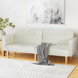 Artiss Sienna Convertible Sofa Bed - Beige