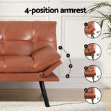 Artiss 3-Seater Convertible Sofa Bed