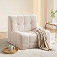 Pippa Boneless Floor Couch, White