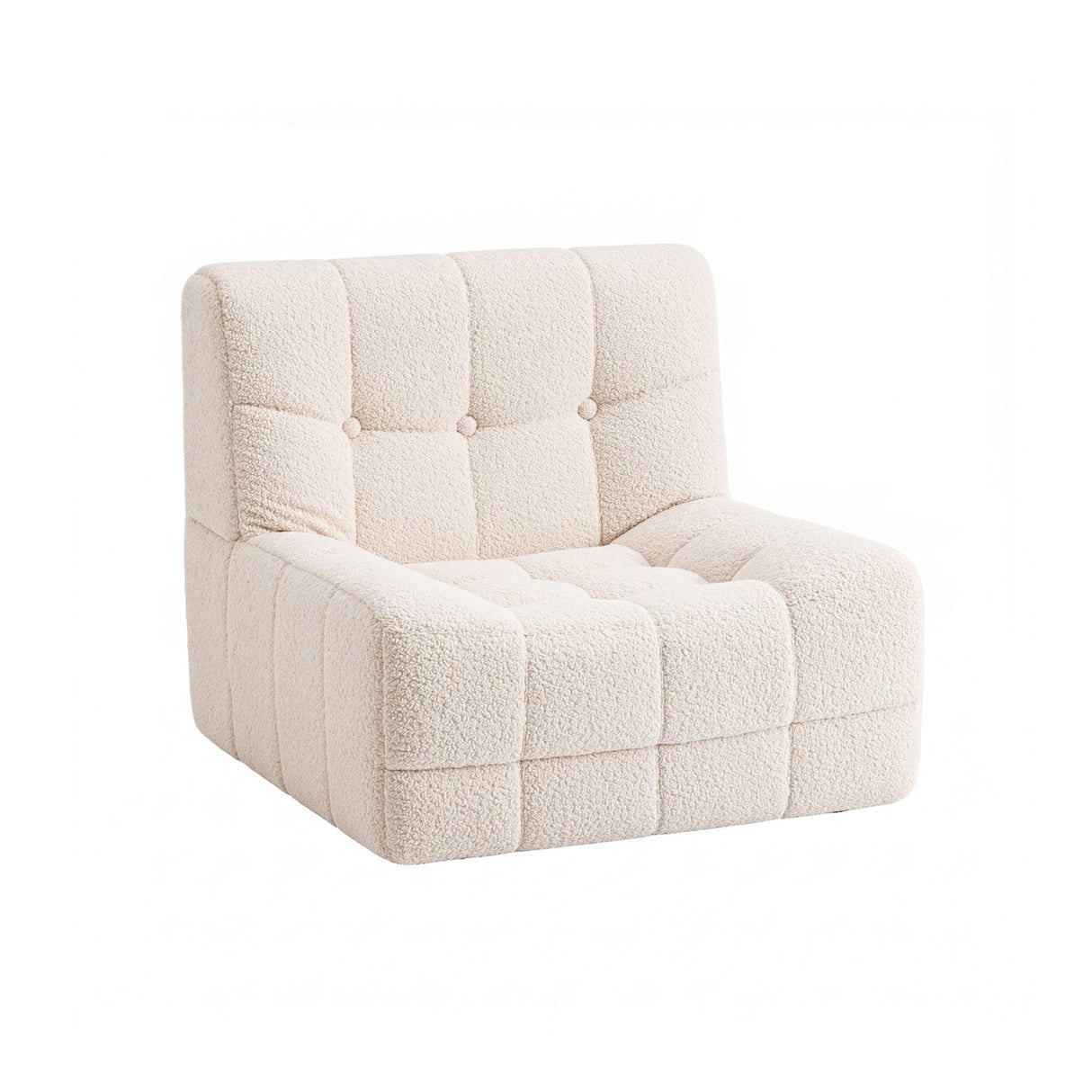 Roda 1 Seater Floor Sofa, White