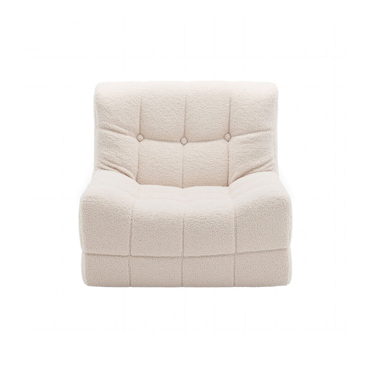 Roda 1 Seater Floor Sofa, White