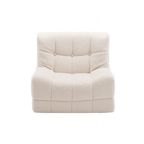 Roda 1 Seater Floor Sofa, White