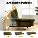 Archer Innerspring Sofa Bed, Green, view 4