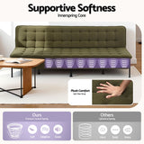 Archer Innerspring Sofa Bed, Green, view 6