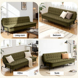 Archer Innerspring Sofa Bed, Green, view 7