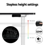 Kambah Electric Standing Desk, Black 120cm view 5