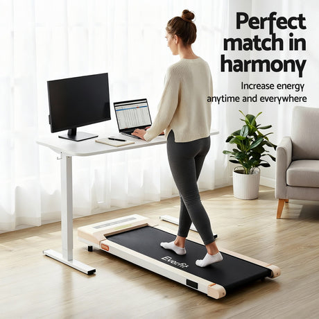 Stirling Electric Standing Desk, White 140cm view 4