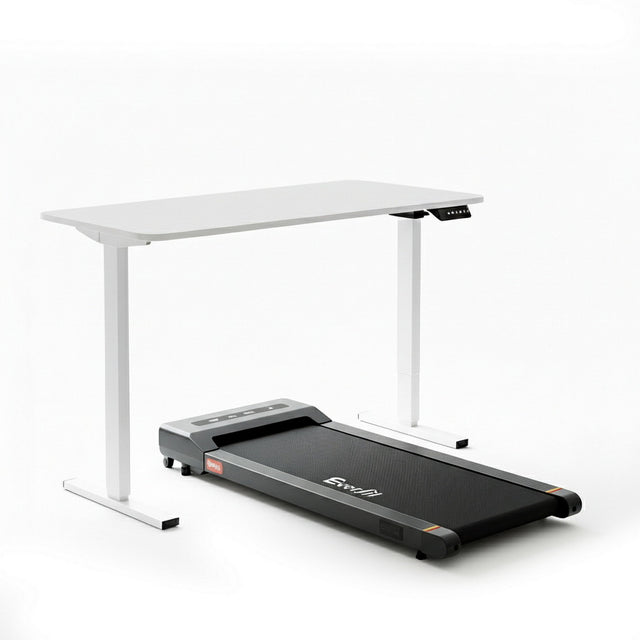 Stirling Electric Standing Desk, White 140cm