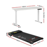 Stirling Electric Standing Desk, White 140cm view 2