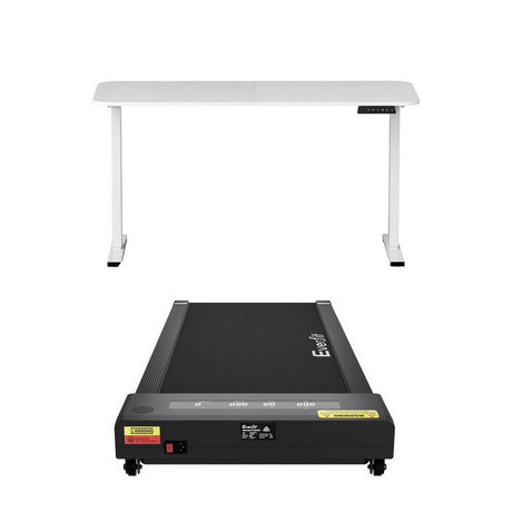 Stirling Electric Standing Desk, White 140cm view 3