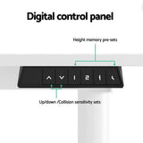 Stirling Electric Standing Desk, White 140cm view 6