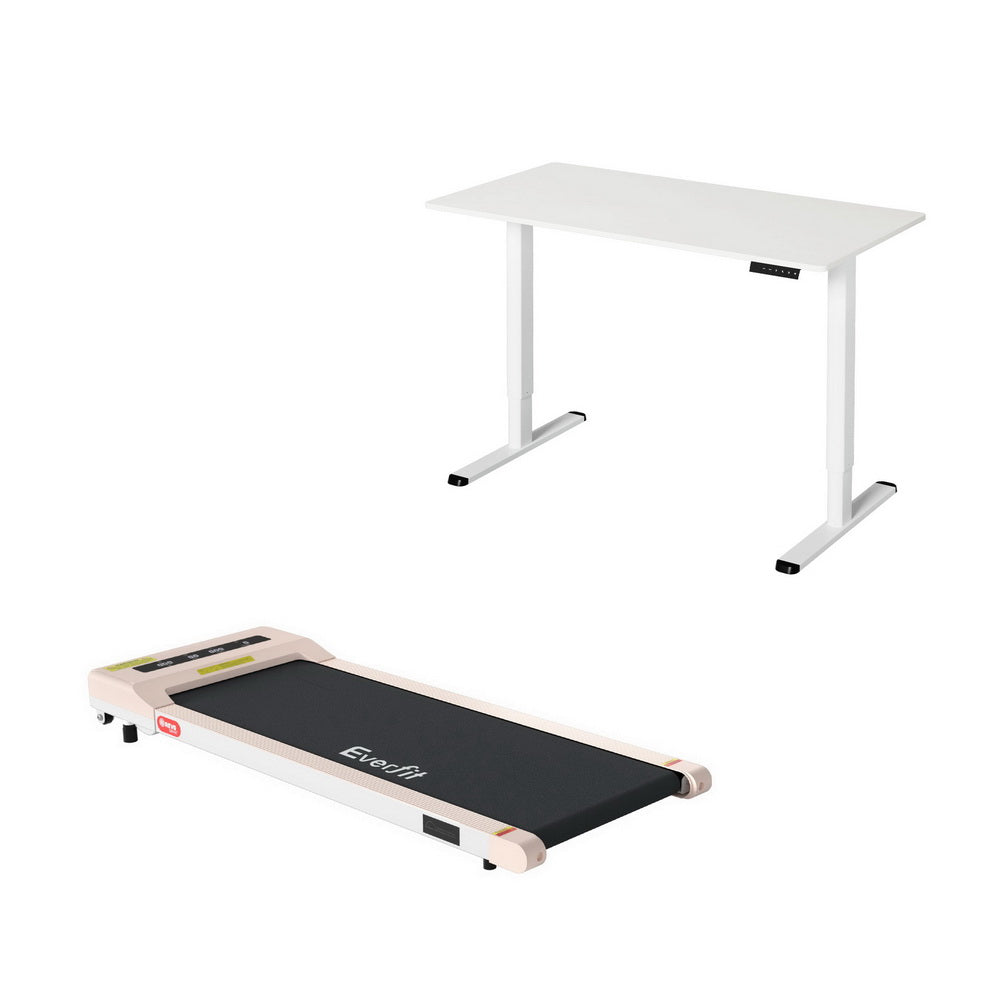Stirling Electric Standing Desk, White 120cm