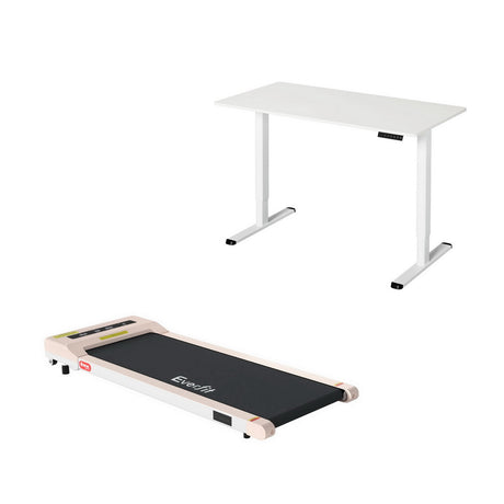 Stirling Electric Standing Desk, White 120cm