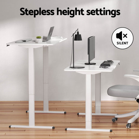Stirling Electric Standing Desk, White 120cm view 5