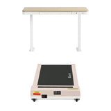 Amaroo Electric Standing Desk with Treadmill, Oak 120cm 360mm Belt