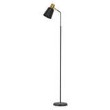 Modern Black LED Floor Lamp — Slim Upright Design — Allure Home Collections