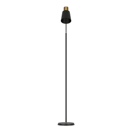 Modern Black LED Floor Lamp — Slim Upright Design — Allure Home Collections