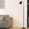 Modern Black LED Floor Lamp — Slim Upright Design — Allure Home Collections
