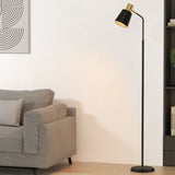 Modern Black LED Floor Lamp — Slim Upright Design — Allure Home Collections