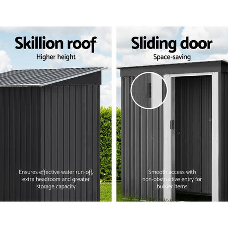 Giantz Metal Garden Shed - Durable Outdoor Storage
