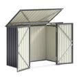 Mundrabilla lockable galvanised steel double wheelie bin enclosure