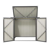 Mundrabilla Lockable Steel Wheelie Bin Enclosure, Double