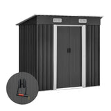 Giantz Metal Garden Shed - 1.94x1.21M Outdoor Storage