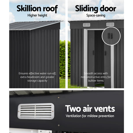 Giantz 1.94x1.21M Outdoor Garden Shed
