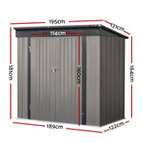 Giantz 1.95x1.31M Durable Garden Shed