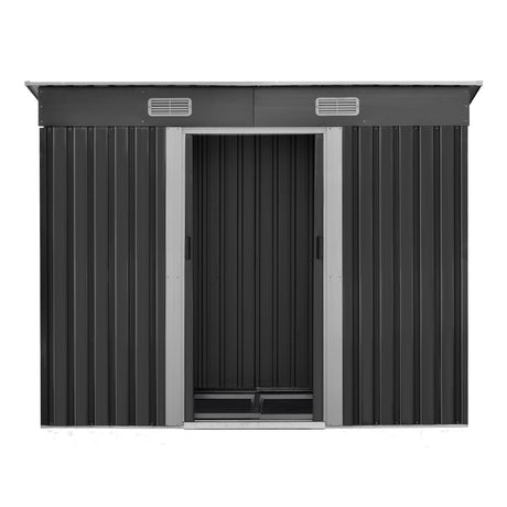 Giantz 2.38x1.31M Metal Garden Shed