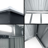 Giantz 2.38x1.31M Metal Garden Shed