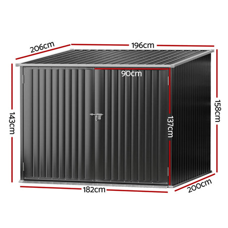 Giantz Metal Garden Shed - Durable Outdoor Storage