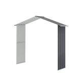 Garden Shed Extension Kit 2.15 x 0.44M Galvanised Steel - Grey