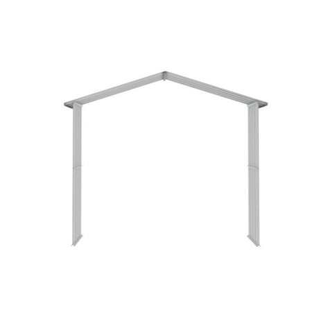 Garden Shed Extension Kit 2.15 x 0.44M Galvanised Steel - Grey