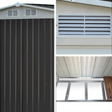 Giantz 2.58x2.07M Metal Garden Shed
