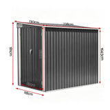 Cocklebiddy Lean To Bike Shelter, 118 x 238cm