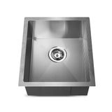 Stainless steel kitchen sink, silver single bowl 45x39cm