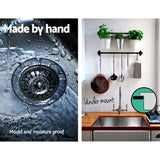 Stainless steel kitchen sink, silver single bowl 53x50cm