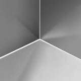 Stainless steel kitchen sink, silver single bowl 87x45cm