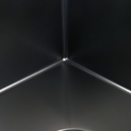 Stainless steel kitchen sink, black double bowl 100x45cm