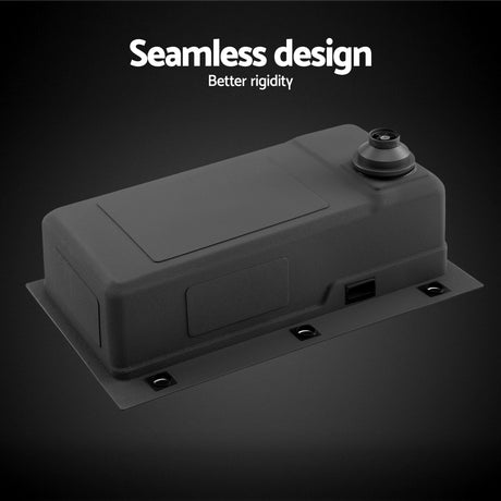 Stainless steel kitchen sink, black single bowl 75x45cm