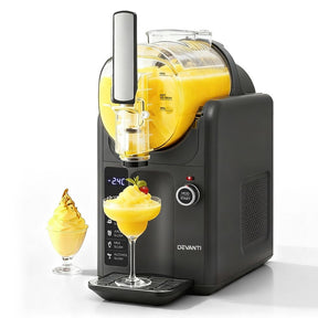 Grey 2 L bench top slushie machine and ice cream maker