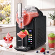 Black 2 L benchtop slushie machine with touch screen and LED display