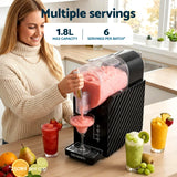 Dimension diagram of the 1.8 L black slushie machine