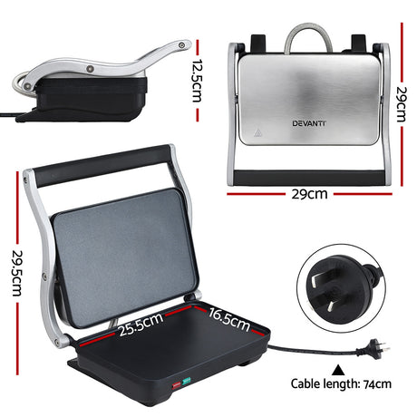 Non stick die cast aluminium grill plates of the sandwich maker