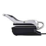 Two toasted sandwiches cooking on the 1000 W sandwich press