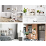 Artiss ZANE White 3-Tier Corner Shelf