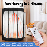 Remote control setting temperature and timer on the steam sauna tent